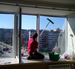 Мытье окон в однокомнатной квартире Липецк